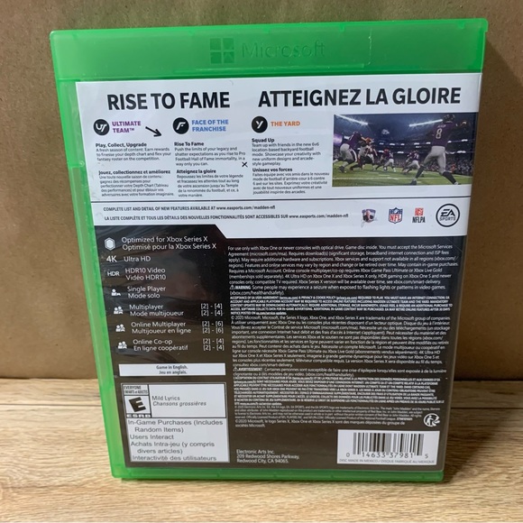 XBox One Series X Madden 21 - Picture 6 of 8